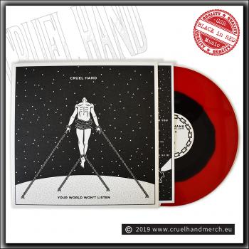 Cruel Hand - Your World Won't Listen - LP Black in Red