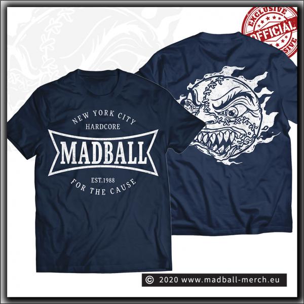 Madball - For The Cause - T Shirt Navy Blue