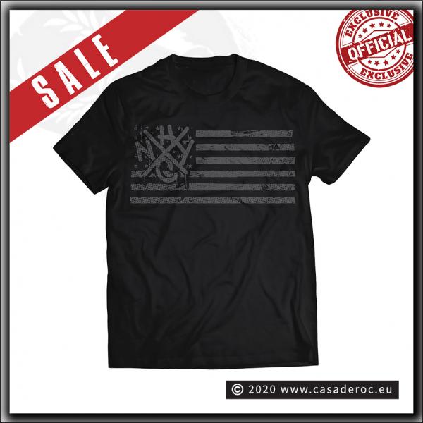 Casa De Roc - NYHC tag & flag - T Shirt Black