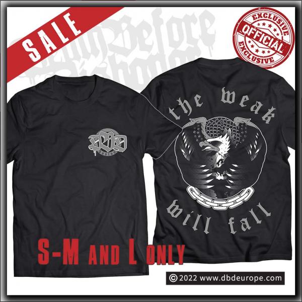 Death Before Dishonor - The Weak Will Fall - T Shirt Black