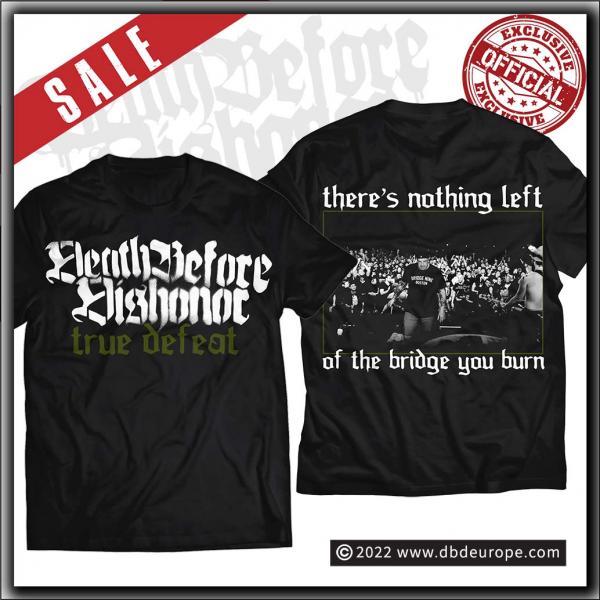 Death Before Dishonor - True Defeat - Black T Shirt