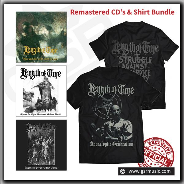 Length of Time - Remastered CD & Exclusive Limited T Shirt bundle